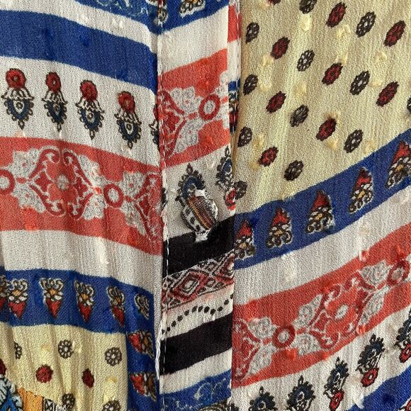 Zara Dress Women’s Size XS Patchwork Maxi Swiss Dot 70s-inspired Boho-chic - Picture 5 of 6